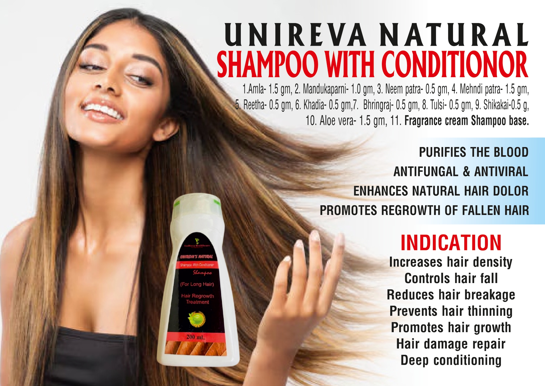 Unireva Natural Shampo